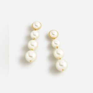NWT J. Crew Pearl Ball Earrings